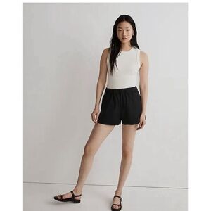 Madewell Pull On Almost Black Shorts